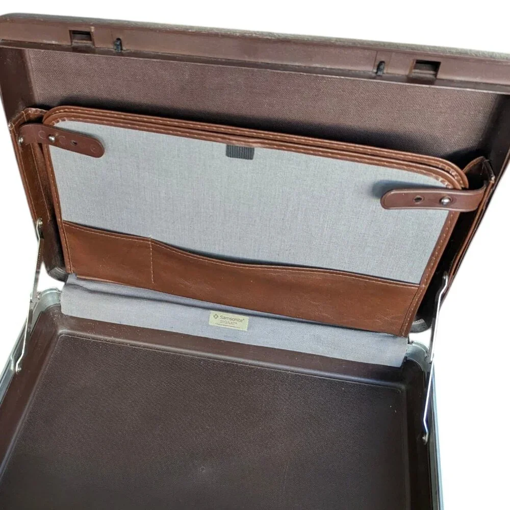 Vintage Samsonite Plastic Hardshell Briefcase